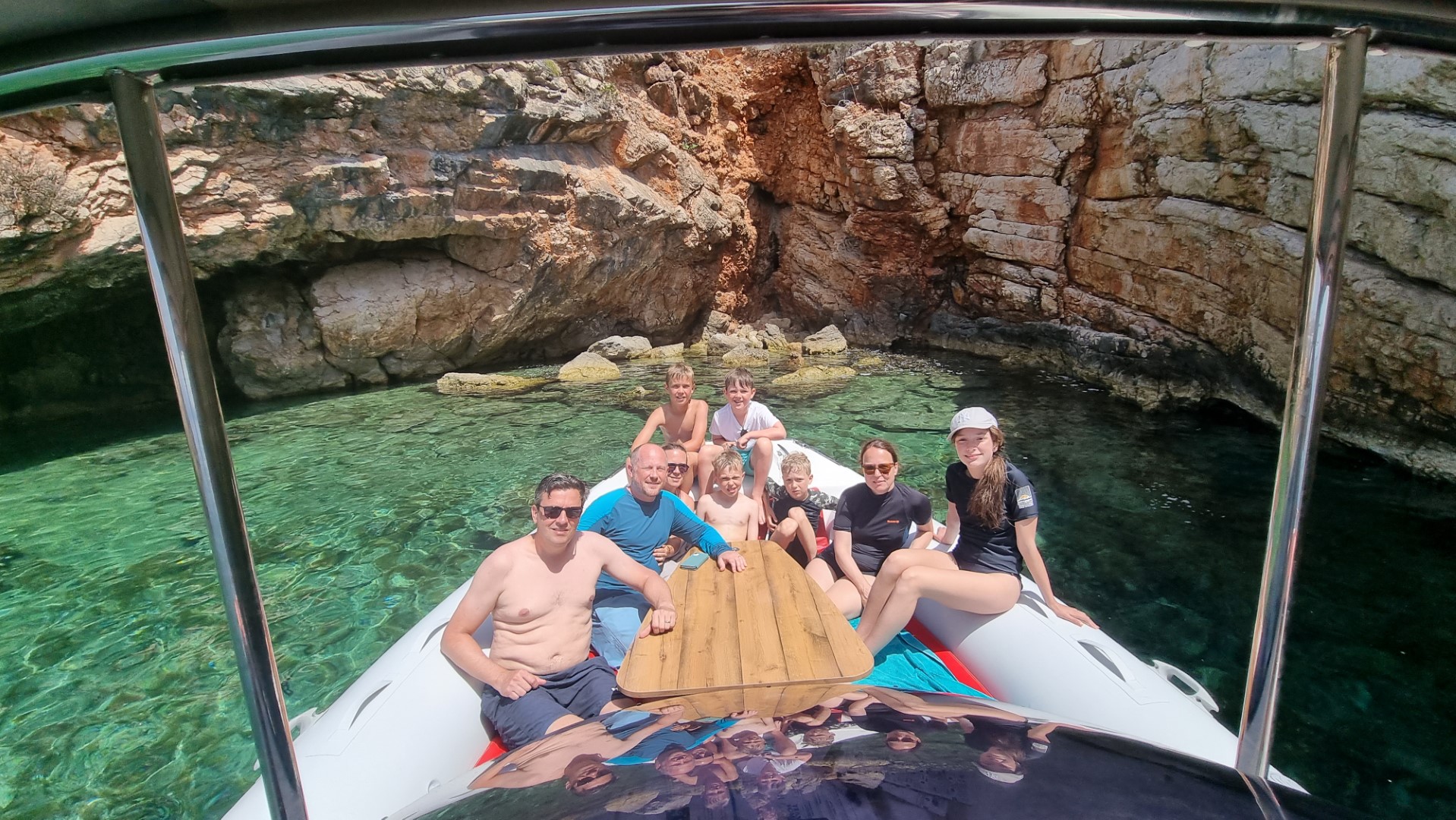 blue lagoon trogir speedboat trip